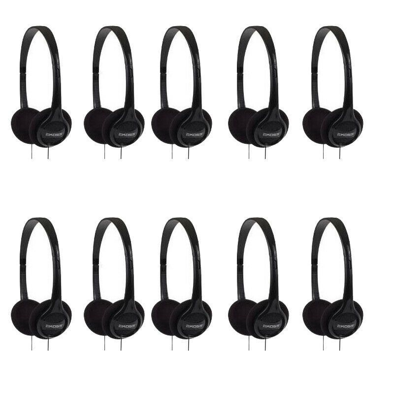 Koss KPH7 Lightweight Portable Headphones, 10 Pack